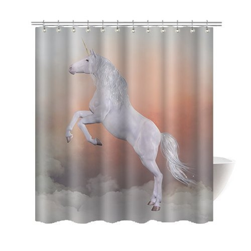 Kids Teens Bathroom Funny Decoration Unicorn Home Decor Shower Curtain Polyester Fabric Mildew Proof Waterproof Cloth Room Curtains 60x72 Inches Wish Kids Teens Bathroom Funny Decoration, Shower Curtains For Teens