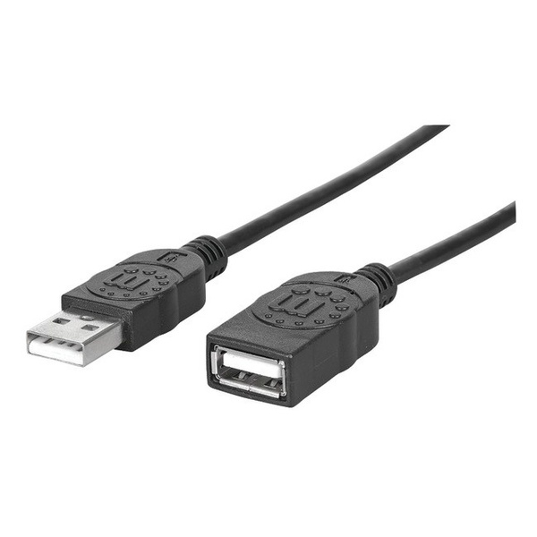 10 Ft Manhattan A-Male To A-Female Usb 2.0 Cable 