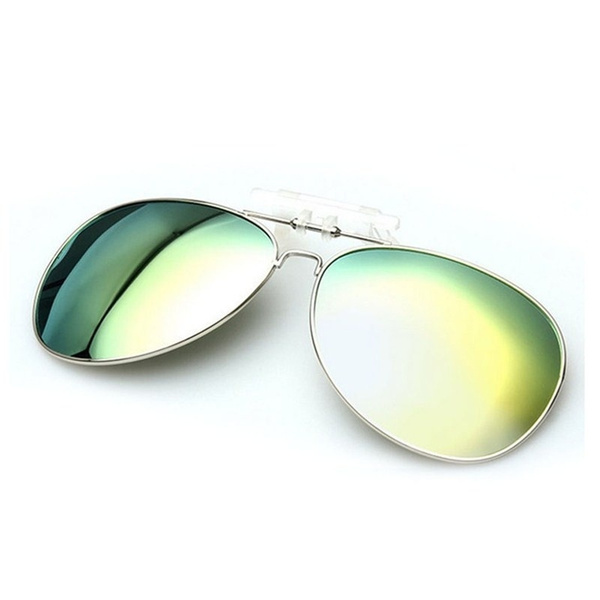 الأرض الخضراء دوامة عالمي  Polarized sunglasses attachment clip-on sunglasses UV protection Sunglasses  | Wish