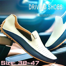 softshoe, Driving Shoes, leather, summerlazyshoe