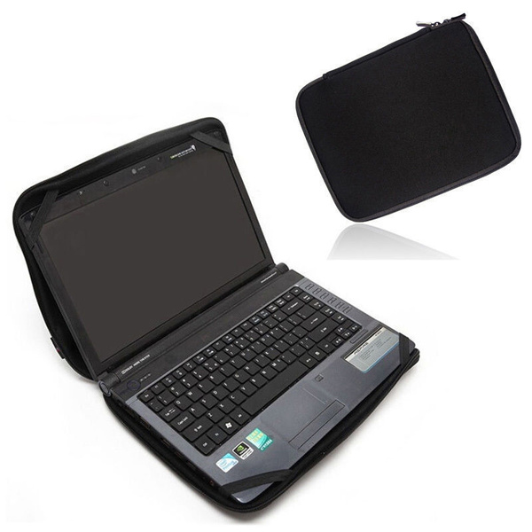 Black 15" Laptop Sleeve Bag Case Cover For 15.6" Samsung Sony ASUS Acer
