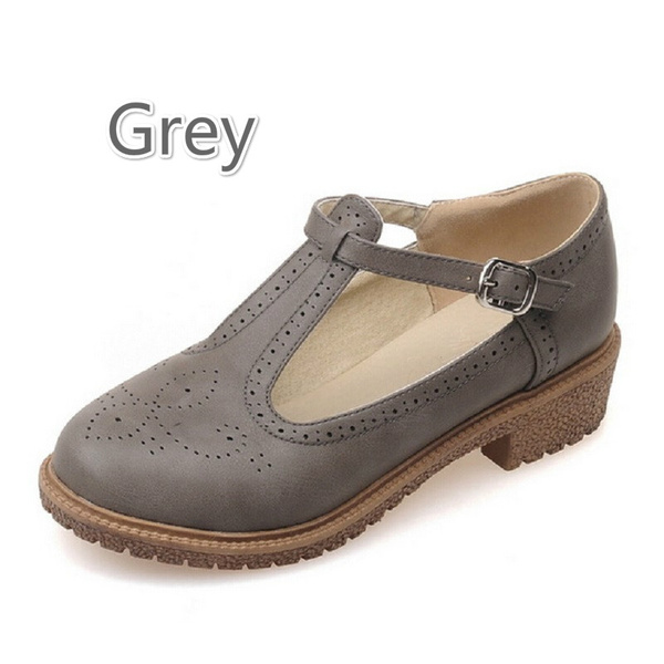 Strap Mary Janes Oxfords Casual Shoes 
