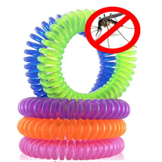 4 Pcs Natural Plant Oils Phone Strap Mosquito Repellent Hand Ring Coil Mosquito Repellent Bracelet Spiral Hand Wrist Band