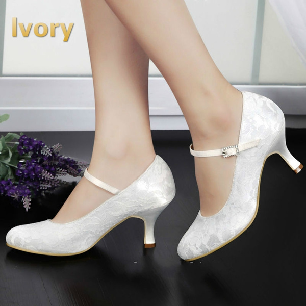 Ladies evening outlet shoes low heel