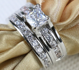 White Gold, DIAMOND, wedding ring, whitegoldfilled