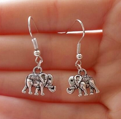 Elephant 2025 dangle earrings