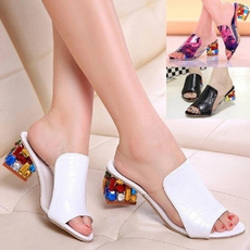 Summer New European and American Fashion Shoes with Breathable Sandals Diamond In The Rough With Sandals and Slippers