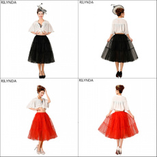 black skirt, Vintage, redgirlskirt, redpetticoat