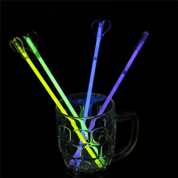 Light Up Swizzle Sticks & Glowing Straws by