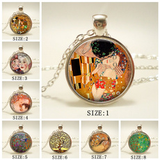 glassdomenecklace, art, luckynecklace, Gifts