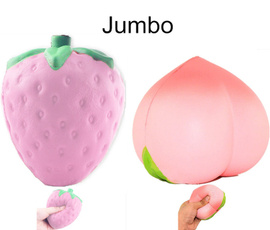 Toy, peach, scented, strawberry