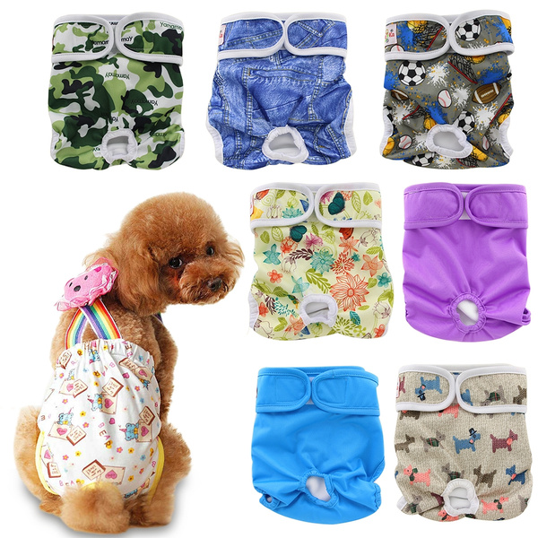 Washable Dog Diapers (3pack) of Durable Doggie Diapers, Works for Both ...