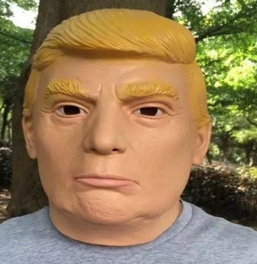 1PC Donald Trump Mask Billionaire Presidential Costume wig Latex