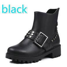 high, Square, Winter, Womens Shoes