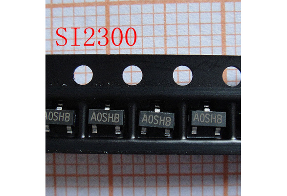 D-S MOSFET SOT-23 New 100 PCS SI2300 SI2300DS N-Channel 30-V