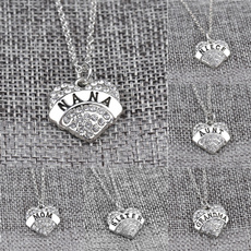Heart, Chain Necklace, Fashion, Chain