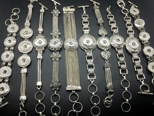 Charm Bracelet, Jewelry, Bracelet, button
