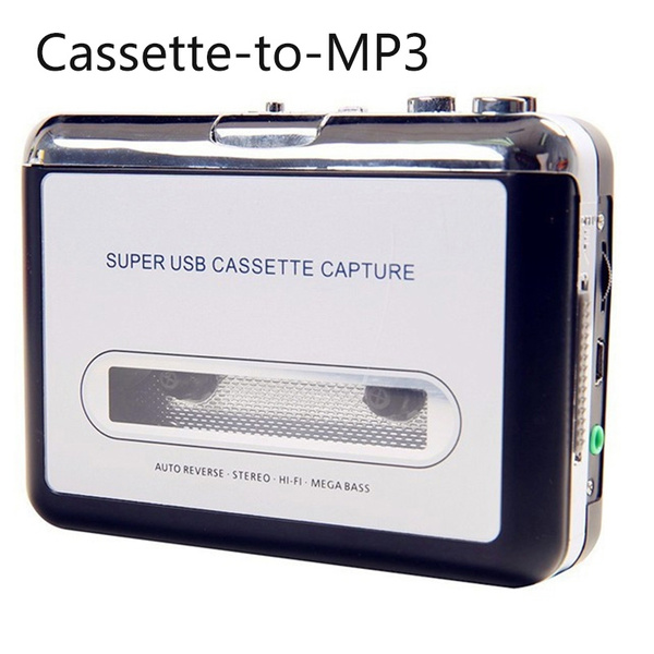 Rybozen Cassette Tape to MP3 CD Convertitore PC via USB Portable USB Cassette Tape Player Cattura musica audio-Convertire cassette di cassette Walkman in formato MP3