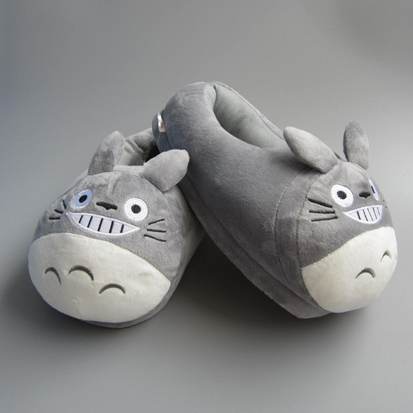 fashion My Neighbor Totoro Slippers Figure Cartoon Plush Slipper Totoro Indoor Home Shoes | Wish
