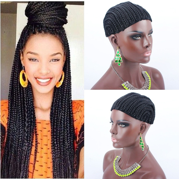 cornrow wig cap