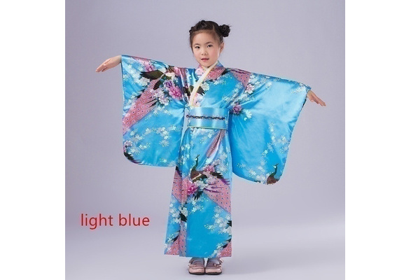 Girls Children's Oriental Chinese Kimono Style Dress 1-2yrs to 13-14yrs