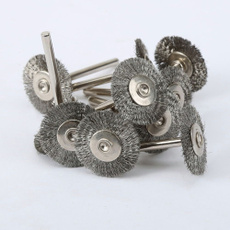 10Pcs Hot Sell Rotary Tools Accessories Rust Cleaner Brush Cup Polishing Steel Wire Wheel