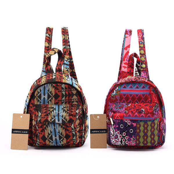 The Austin Bag Large Multicolor with Beads and Braiding — Classic Boho Bags