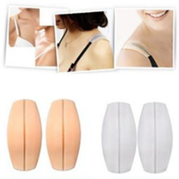 2Pcs Soft Silicone Bra Strap Cushions Holder Non-slip Shoulder Pads Relief  Pain Newest Top Quality Accessoriesx