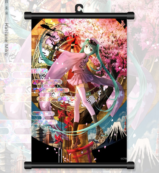 VOCALOID Hatsune Miku Tapestry Art Wall Hanging Cover Home Decor 