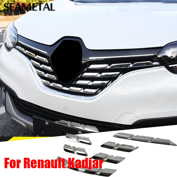 te binden Een deel stel voor Voor Renault Kadjar 2016 2017 ABS Chrome Trim Chroom Styling Auto Front  Grill Grid Covers Exterieur Decoratie Auto Accessoires | Wish