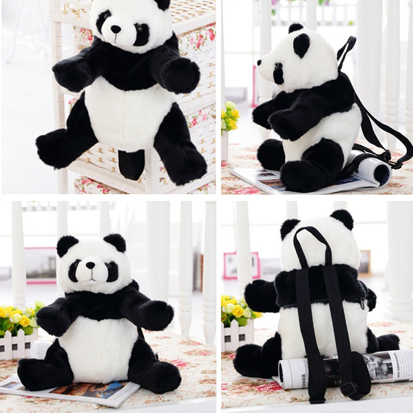 Fluffy best sale panda backpack