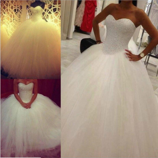 princess bling wedding dresses