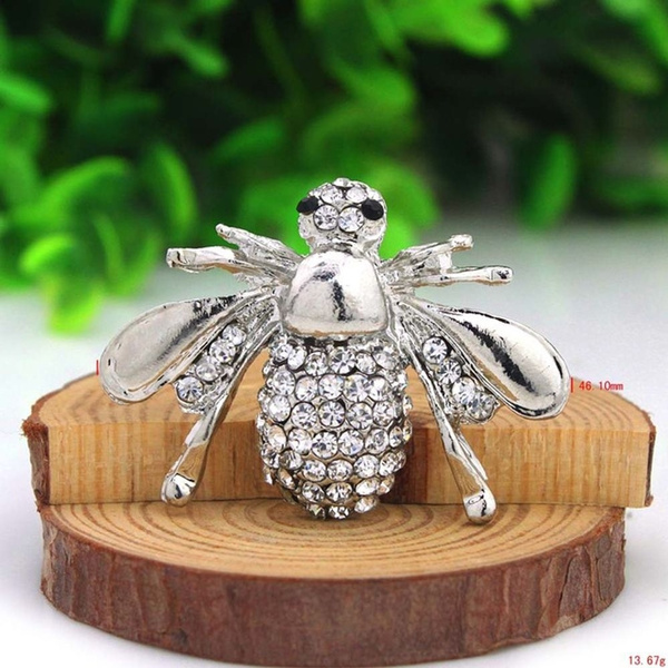 Pin Accessories Crystal Animal Brooch Crystal Brooch Little Bee Brooch