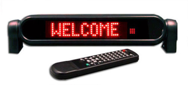 12V Digital Car Led Light Message Moving Scrolling Sign Display ...