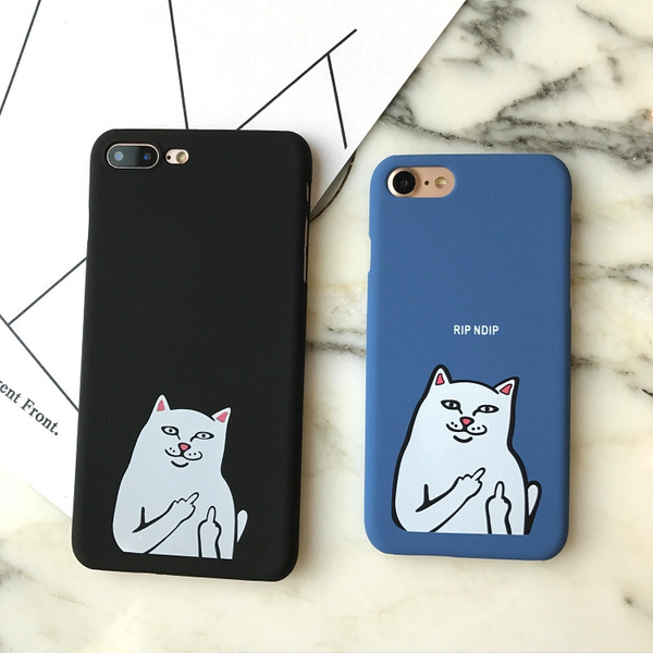 Hot Cute Ripndip Cat Scrub Phone Cases For Iphone 5 5s Se 6 6s Plus Hard Phone Bags Cases Wish