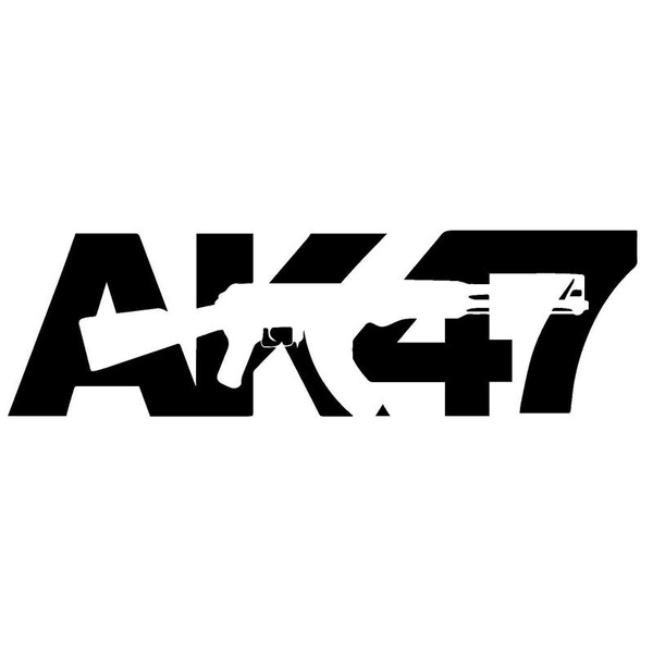 Reflective Personality AK47 Car Stickers Car Body Car Styling Removable ...