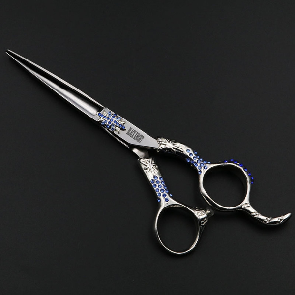 Black Knight hair scissors 6 inch Professional Hairdressing Scissors