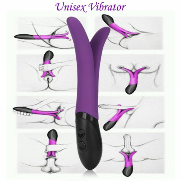 Female Y Shaped Vibrator USB Rechargable Waterproof Sex Toys Wish