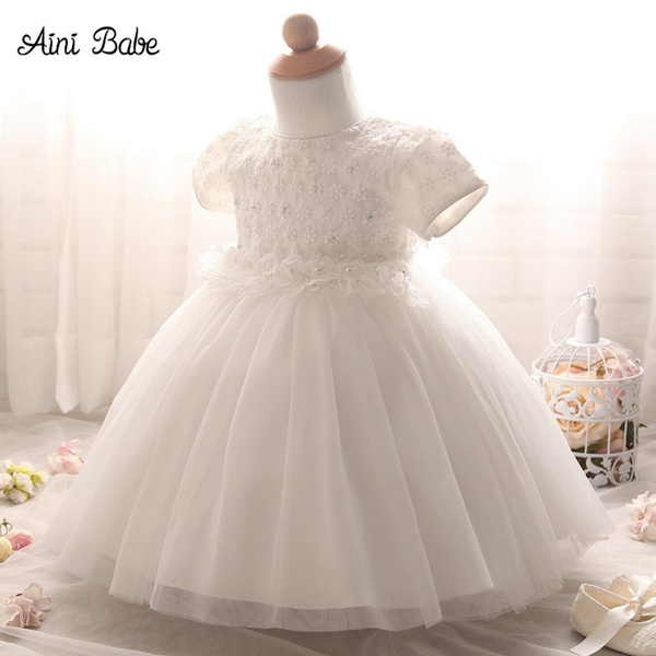 Fashionable White Dress – babiesfrock