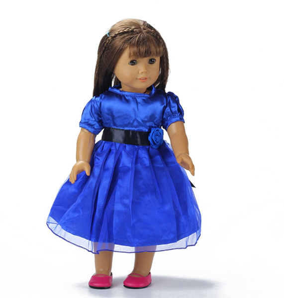 blue dress doll