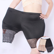 Women Safety Pants Underwear Lace Patchwork Shorts Legging Casual Briefs Panties Plus Size Waist 56-124cm