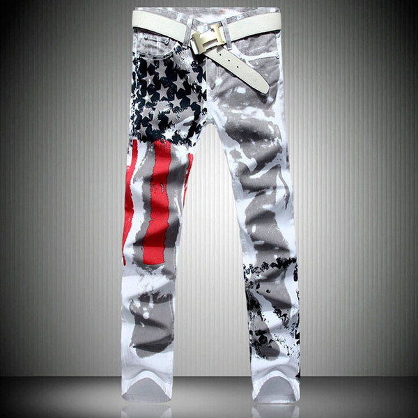 BYkyqpwk American Flag We The People Constitution Mens 3D Printing Trousers Pocket Pants Trousers Sweatpants Slacks