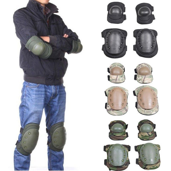LANBAOSI Men's Tactical Military Knee and Elbow Pads Sports