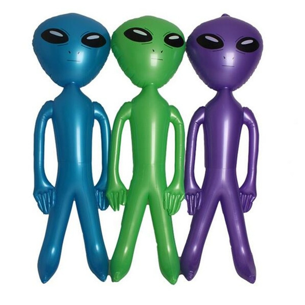 Inflatable Alien Balloons Child Inflated Toys Cosplay Halloween Party 