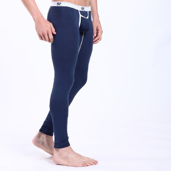 Warm Pants Gay Leggings Men Pouch 