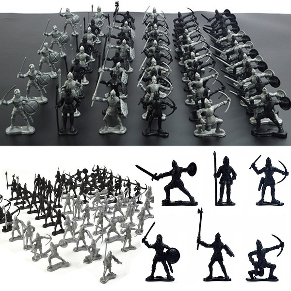 silver toy soldiers