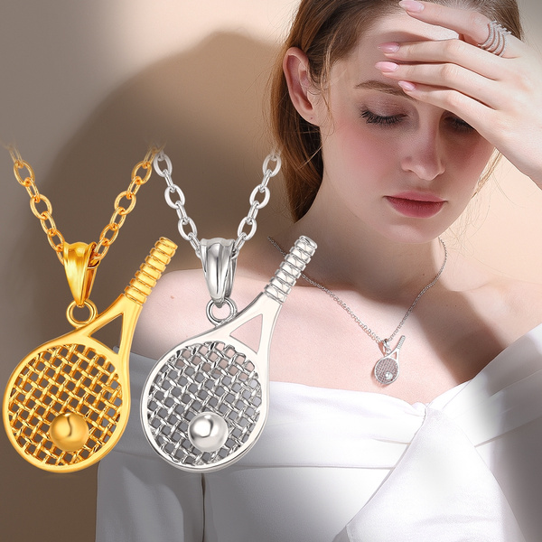 Buy Swarovski Crystal Tennis Ball Racket Racquet Sports Tournament Necklace  Jewelry ATP World Tour Fans Coach Christmas 30th 40th Birthday Gift Online  in India - Etsy