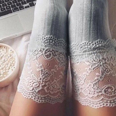 Women Winter Cable Knit Over Knee Long Boot Thigh-High Warm Socks Leggings