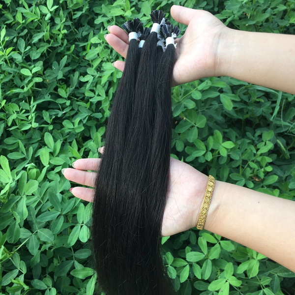 200 Strands U Tip Hair Nail Virgin Human Hair Extensions | Wish 200 Strands U Tip Hair Nail Virgin Human Hair Extensions | Wish