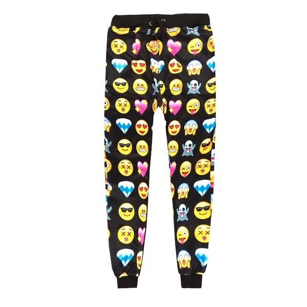 Men jogger pants | Emoji joggers, Sneakers men fashion, Emoji clothes